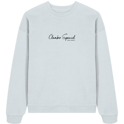 Was sonst? Clumber Spaniel - Organic Oversize Sweatshirt