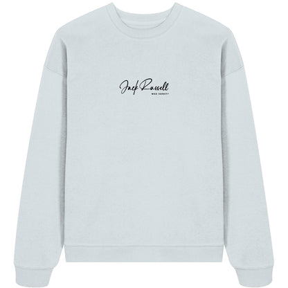 Was sonst? Jack Russell - Organic Oversize Sweatshirt