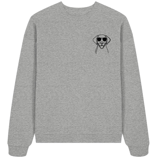 Line Art - Cooler English Pointer - Organic Oversize Sweatshirt