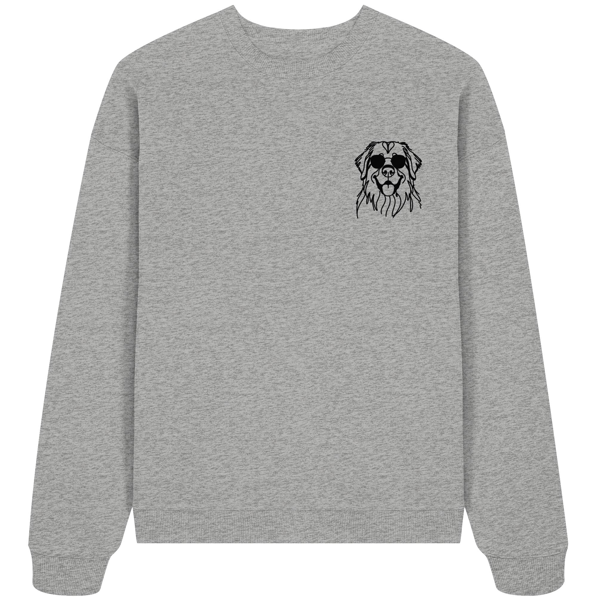 Line Art - Cooler Leonberger - Organic Oversize Sweatshirt