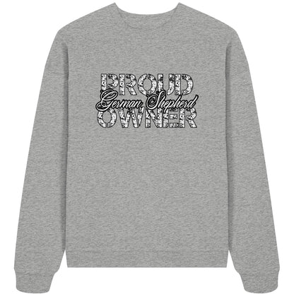 Proud German Shepherd Owner - Organic Oversize Sweatshirt