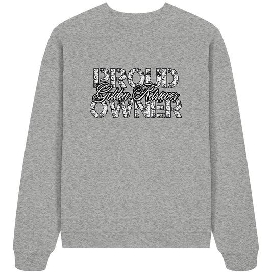 Proud Golden Retriever Owner - Organic Oversize Sweatshirt