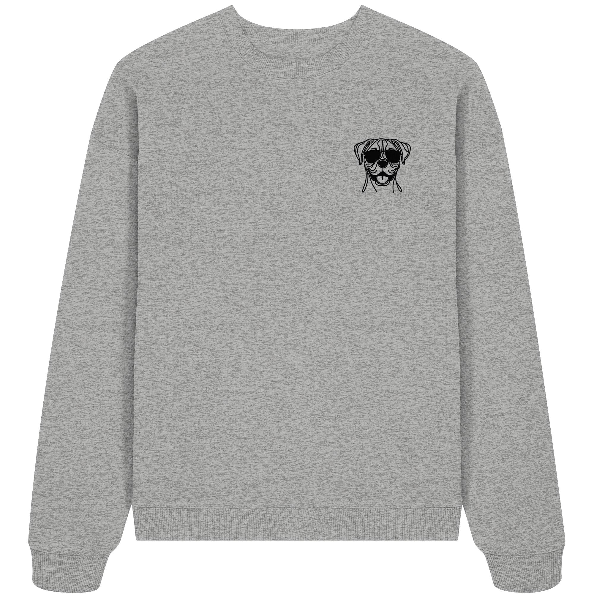 Line Art - Cooler Boxer - Organic Oversize Sweatshirt