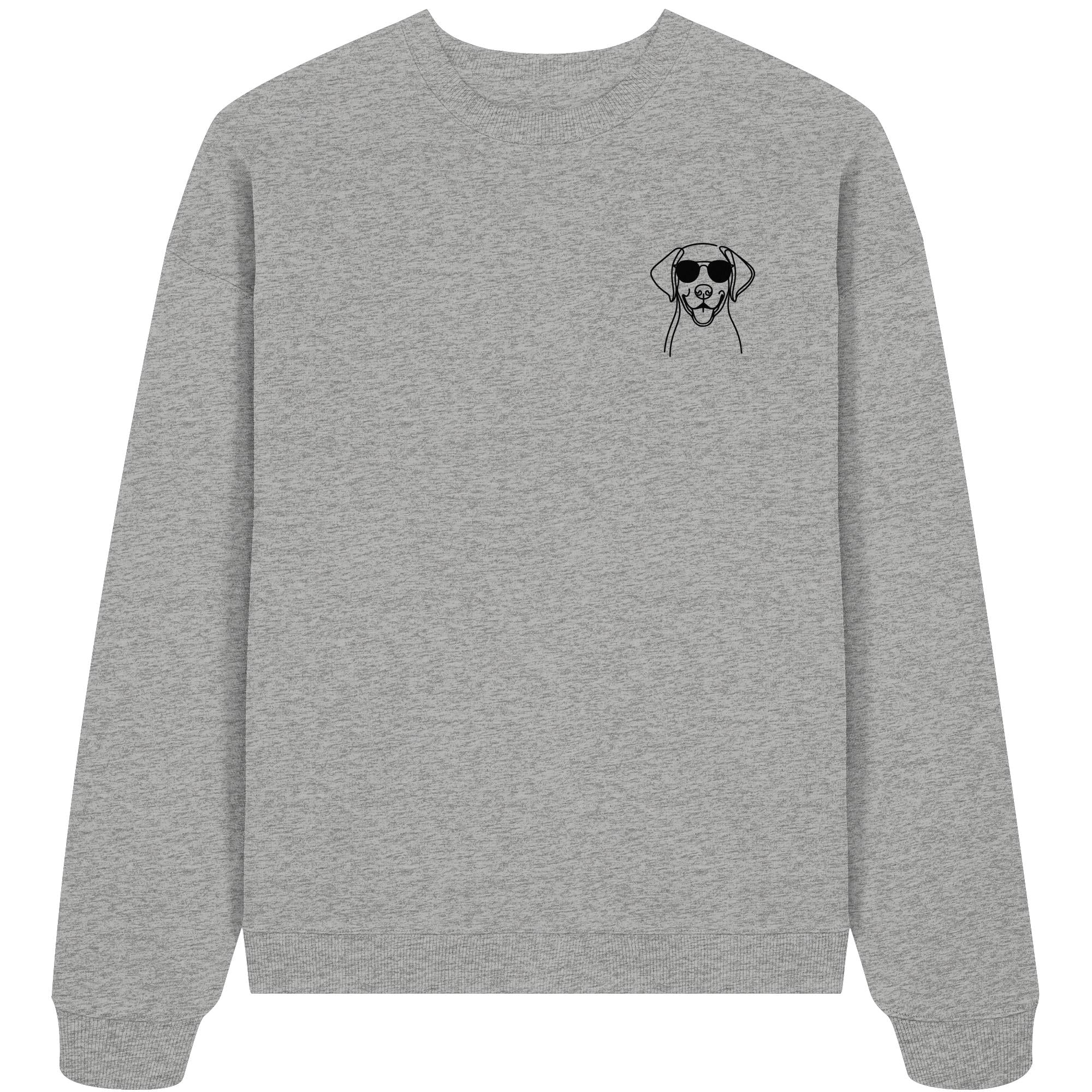 Line Art - Cooler English Pointer - Organic Oversize Sweatshirt