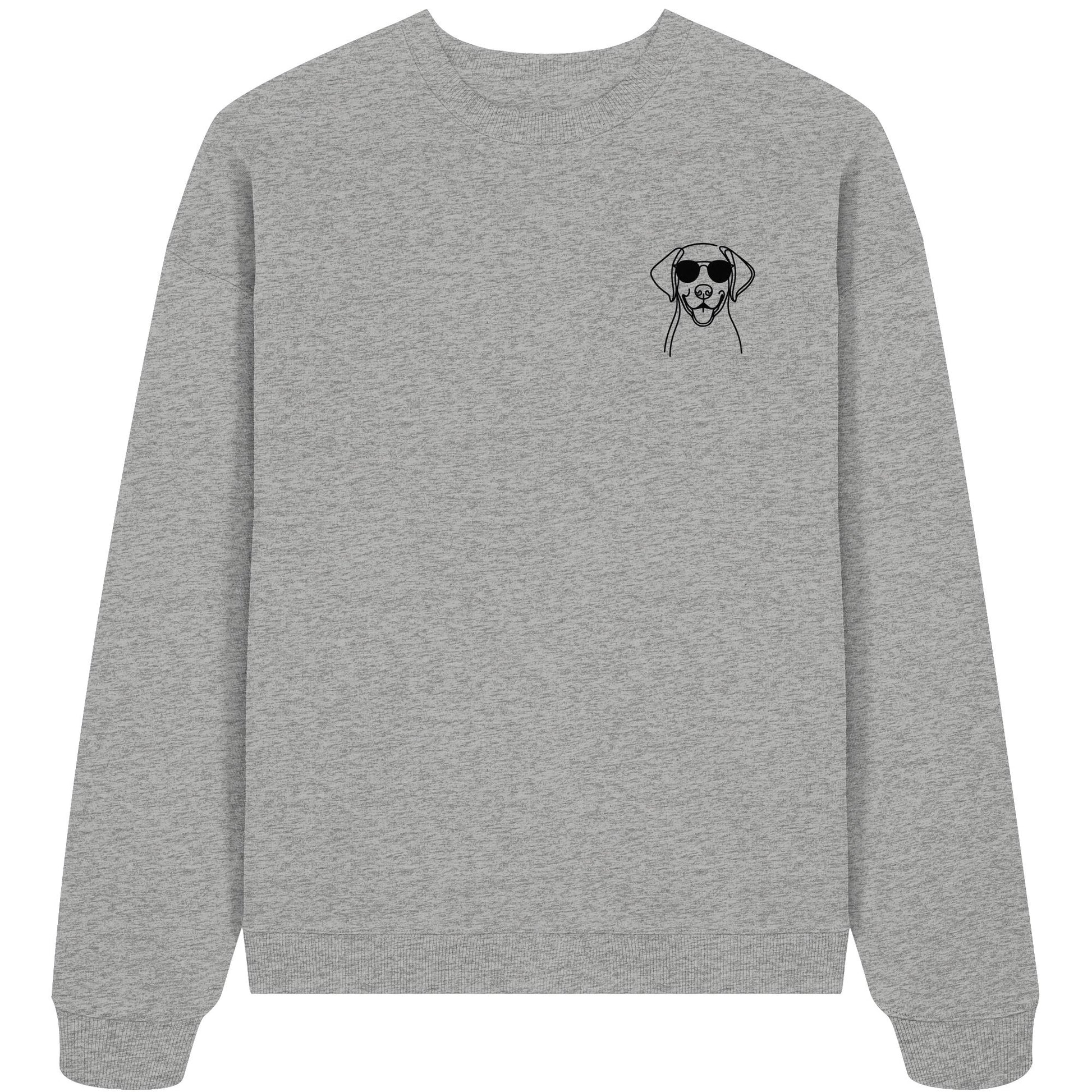 Line Art - Cooler English Pointer - Organic Oversize Sweatshirt