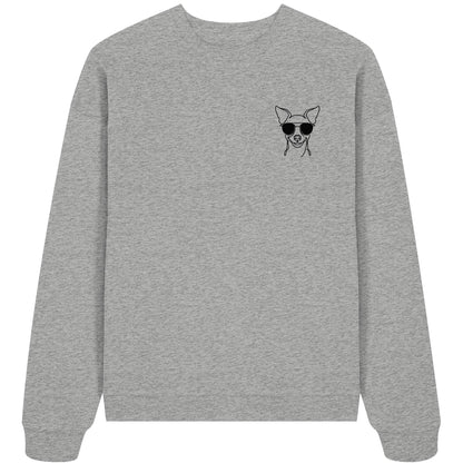 Line Art - Cooler Zwergpinscher - Organic Oversize Sweatshirt