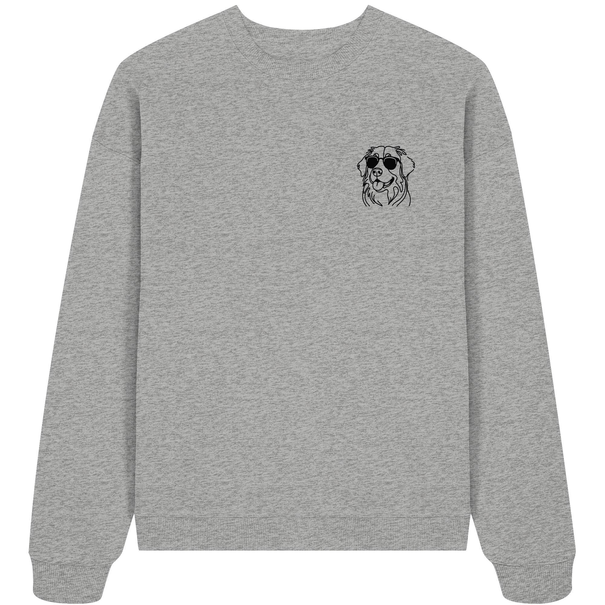 Line Art - Cooler Berner Sennenhund - Organic Oversize Sweatshirt