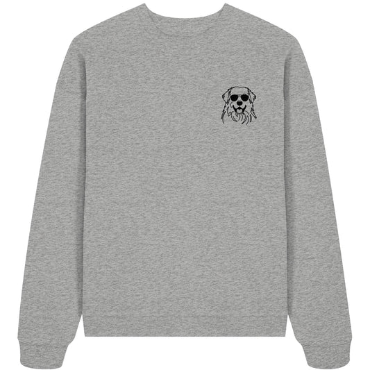 Line Art - Cooler Pyrenäenberghund - Organic Oversize Sweatshirt