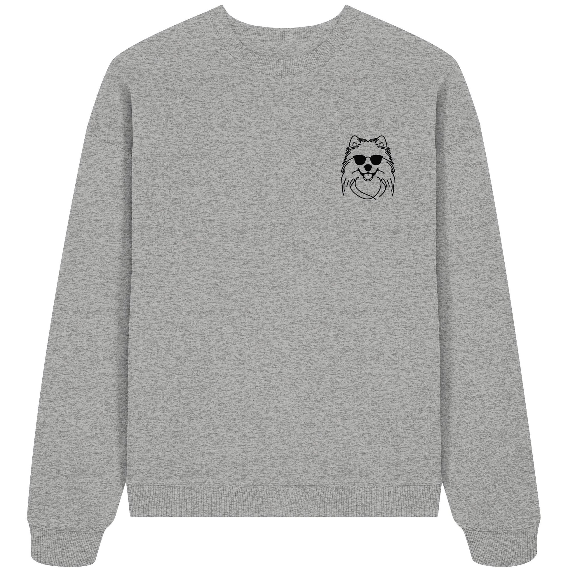 Line Art - Cooler Samojede - Organic Oversize Sweatshirt