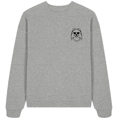 Line Art - Cooler Samojede - Organic Oversize Sweatshirt
