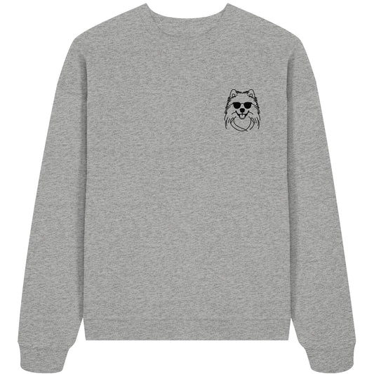 Line Art - Cooler Samojede - Organic Oversize Sweatshirt