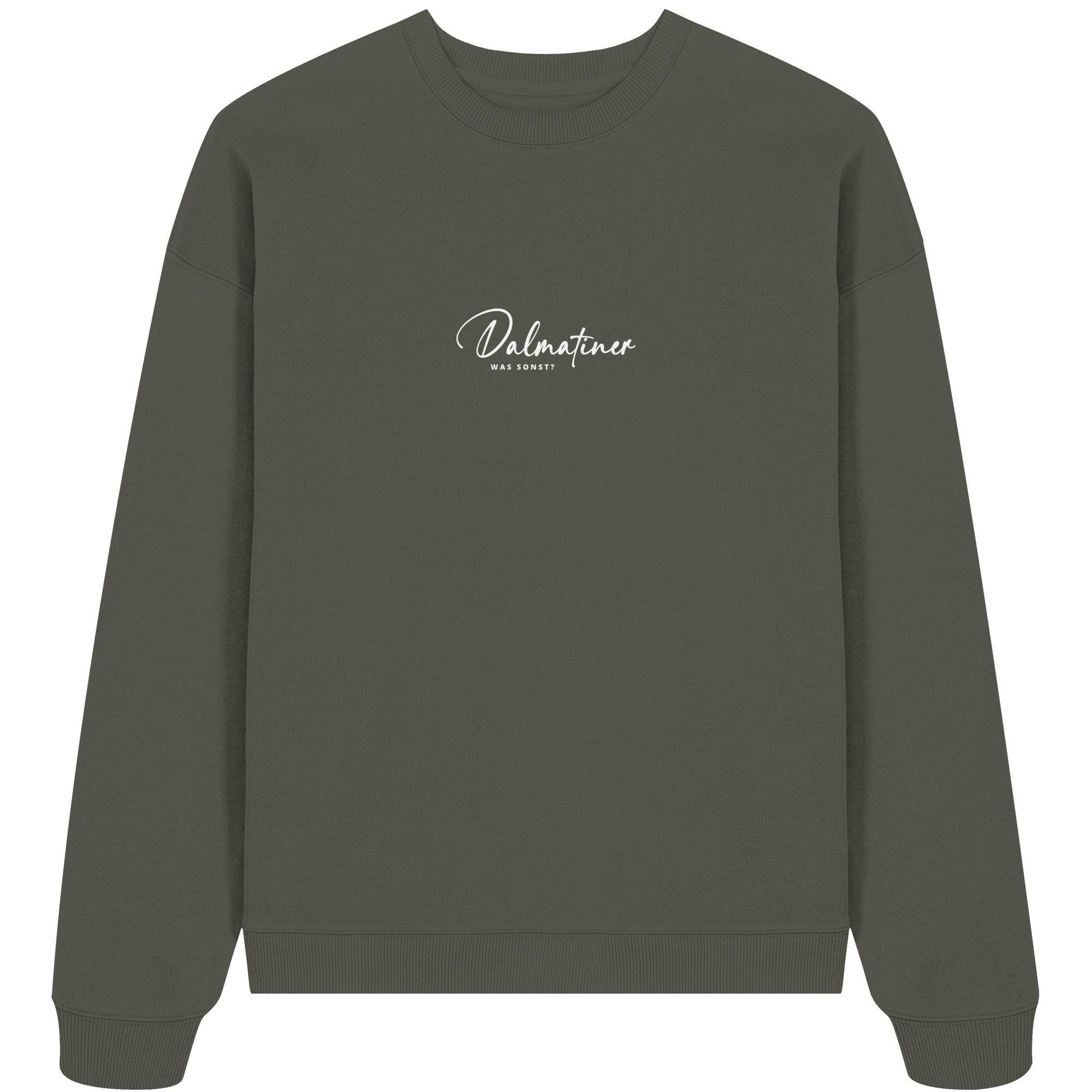 Was sonst? Dalmatiner - Organic Oversize Sweatshirt