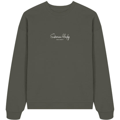 Was sonst? Siberian Husky - Organic Oversize Sweatshirt