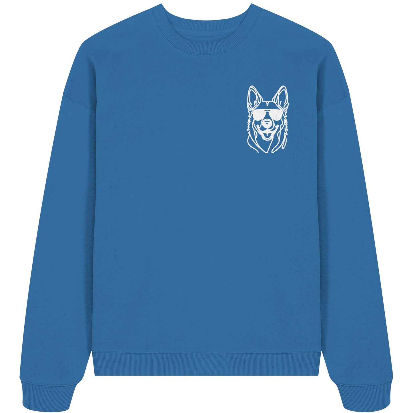 Line Art - Cooler Holländischer Schäferhund - Organic Oversize Sweatshirt