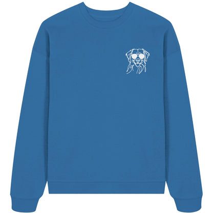 Line Art - Cooler Nova Scotia Duck Tolling Retriever - Organic Oversize Sweatshirt