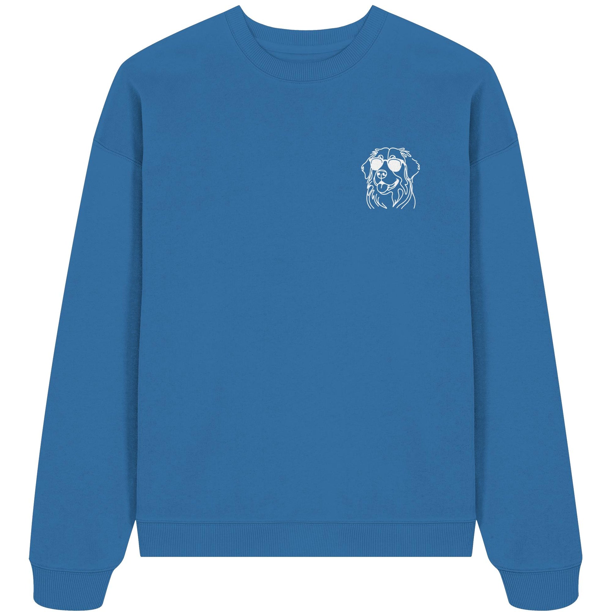 Line Art - Cooler Berner Sennenhund - Organic Oversize Sweatshirt