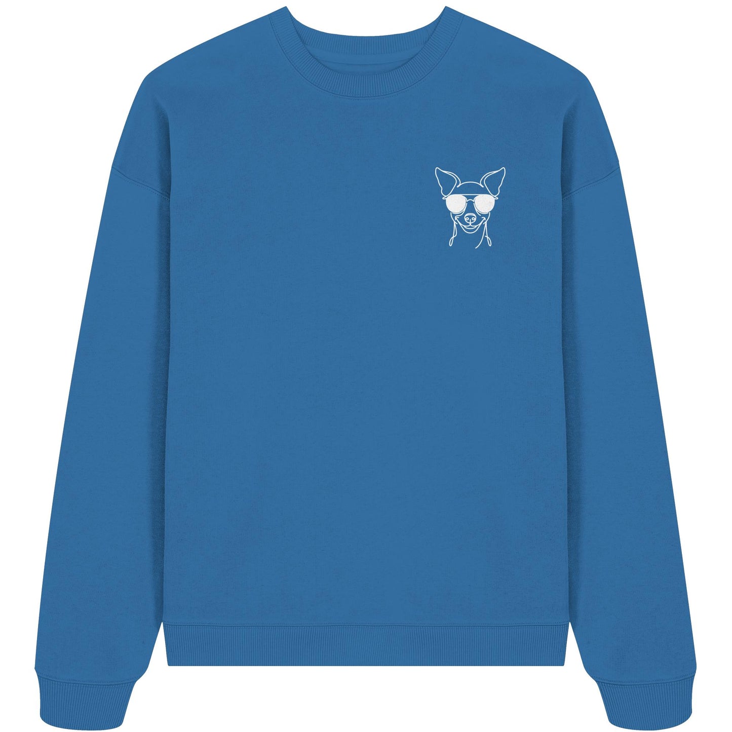 Line Art - Cooler Zwergpinscher - Organic Oversize Sweatshirt