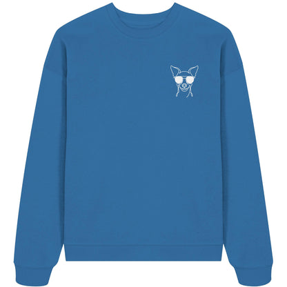 Line Art - Cooler Zwergpinscher - Organic Oversize Sweatshirt