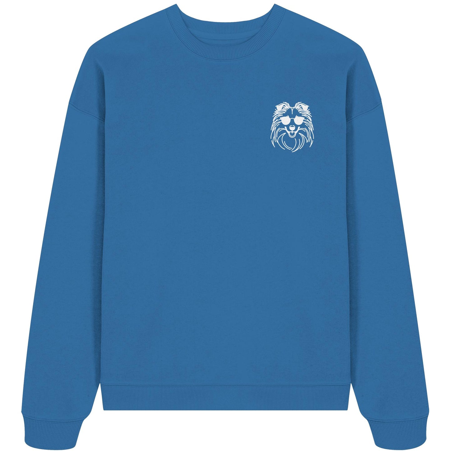 Line Art - Cooler Shetland Sheepdog - Organic Oversize Sweatshirt