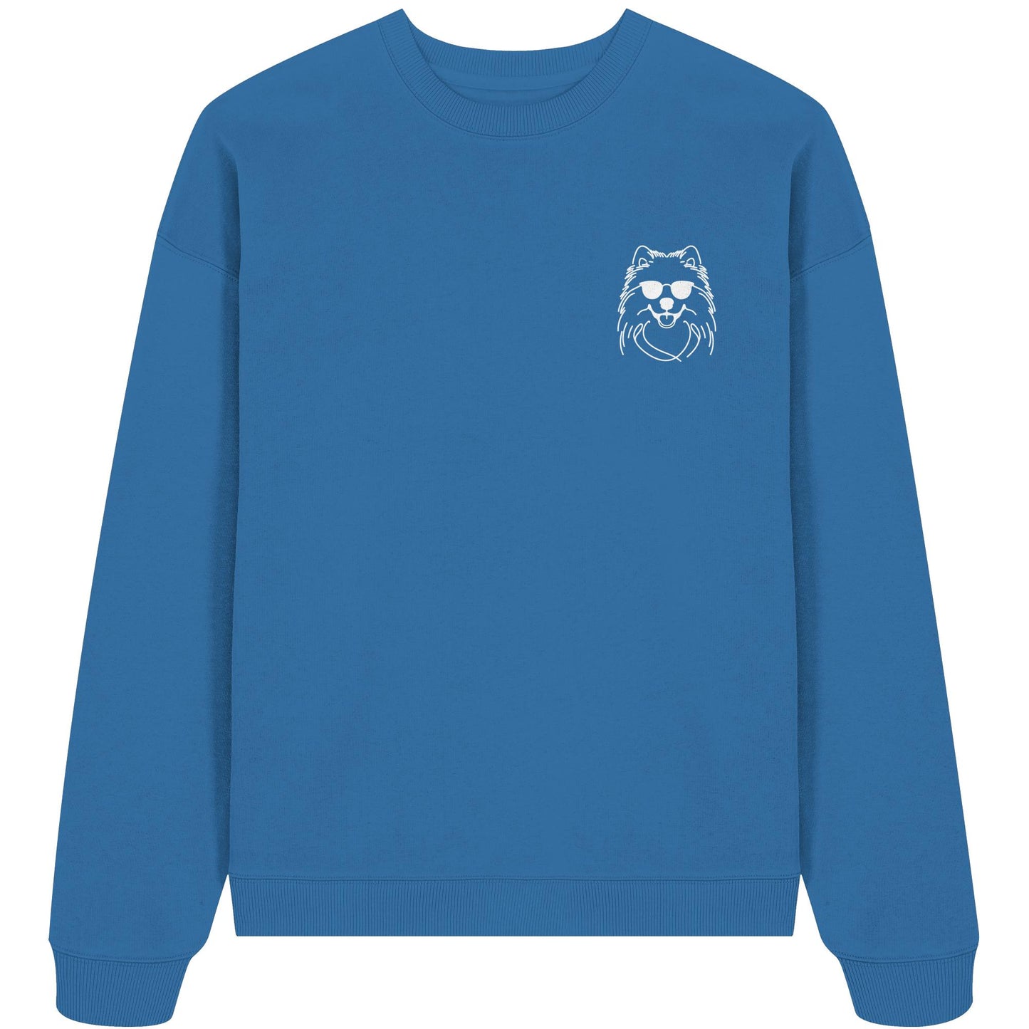 Line Art - Cooler Samojede - Organic Oversize Sweatshirt