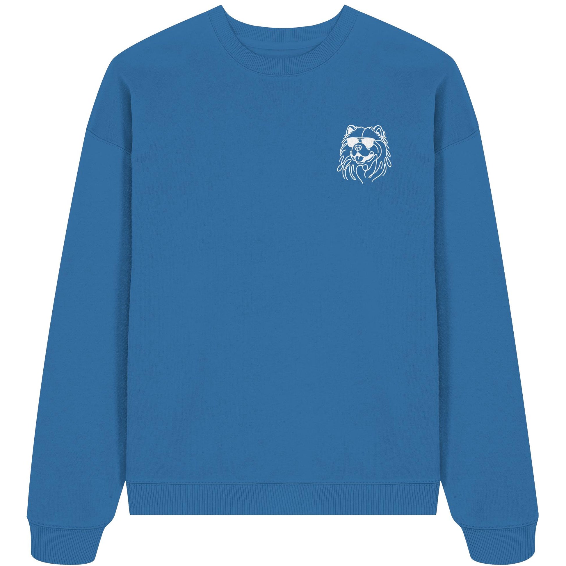 Line Art - Cooler Chow Chow - Organic Oversize Sweatshirt