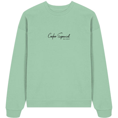 Was sonst? Cocker Spaniel - Organic Oversize Sweatshirt