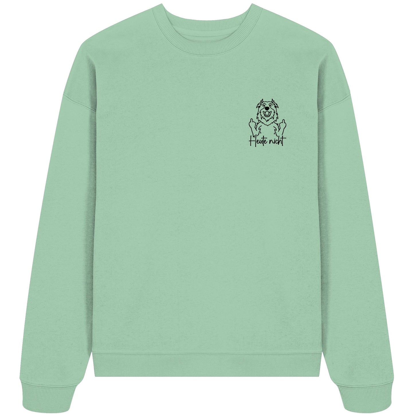 Heute nicht - Australian Shepherd - Organic Oversize Sweatshirt