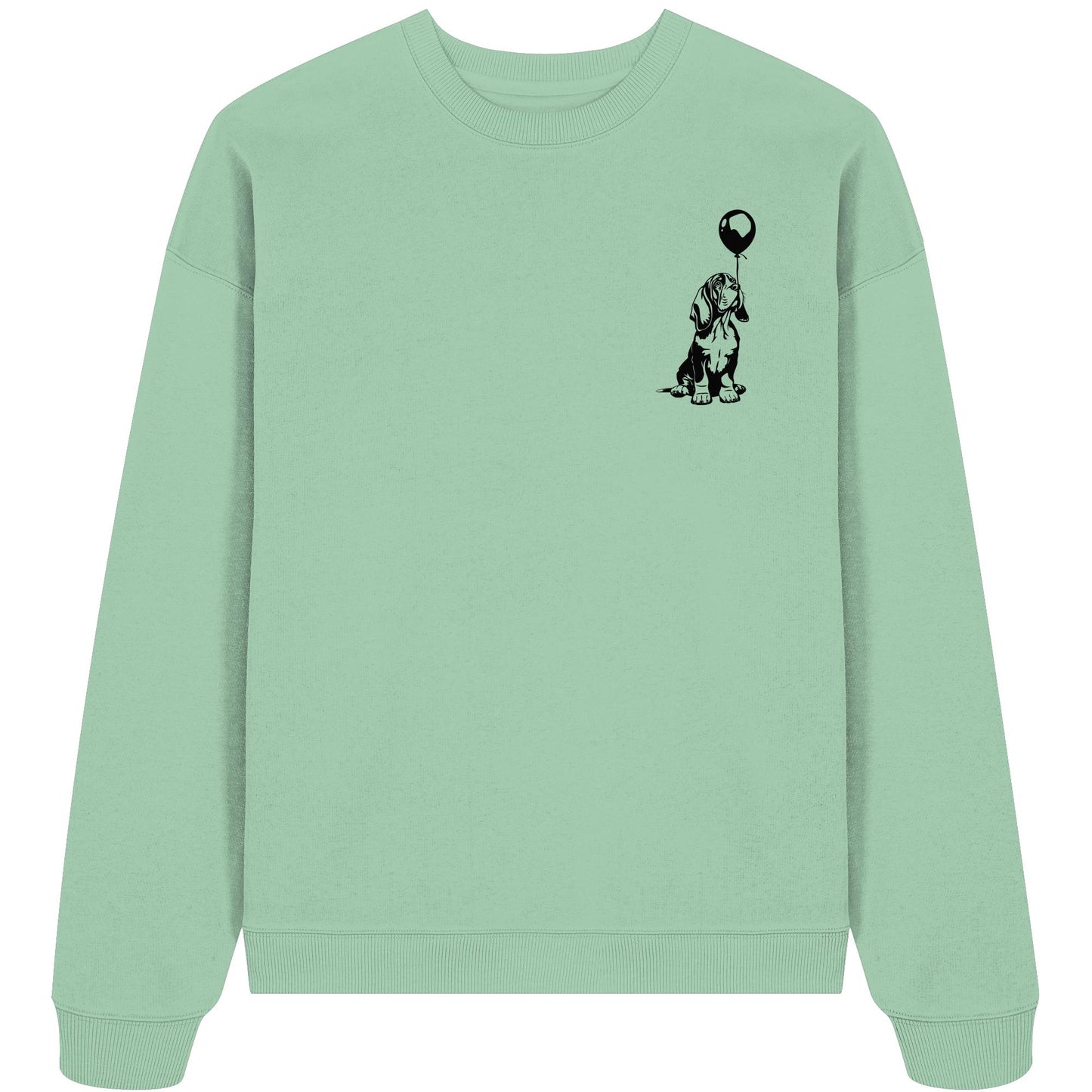Ballon Basset Hound - Organic Oversize Sweatshirt