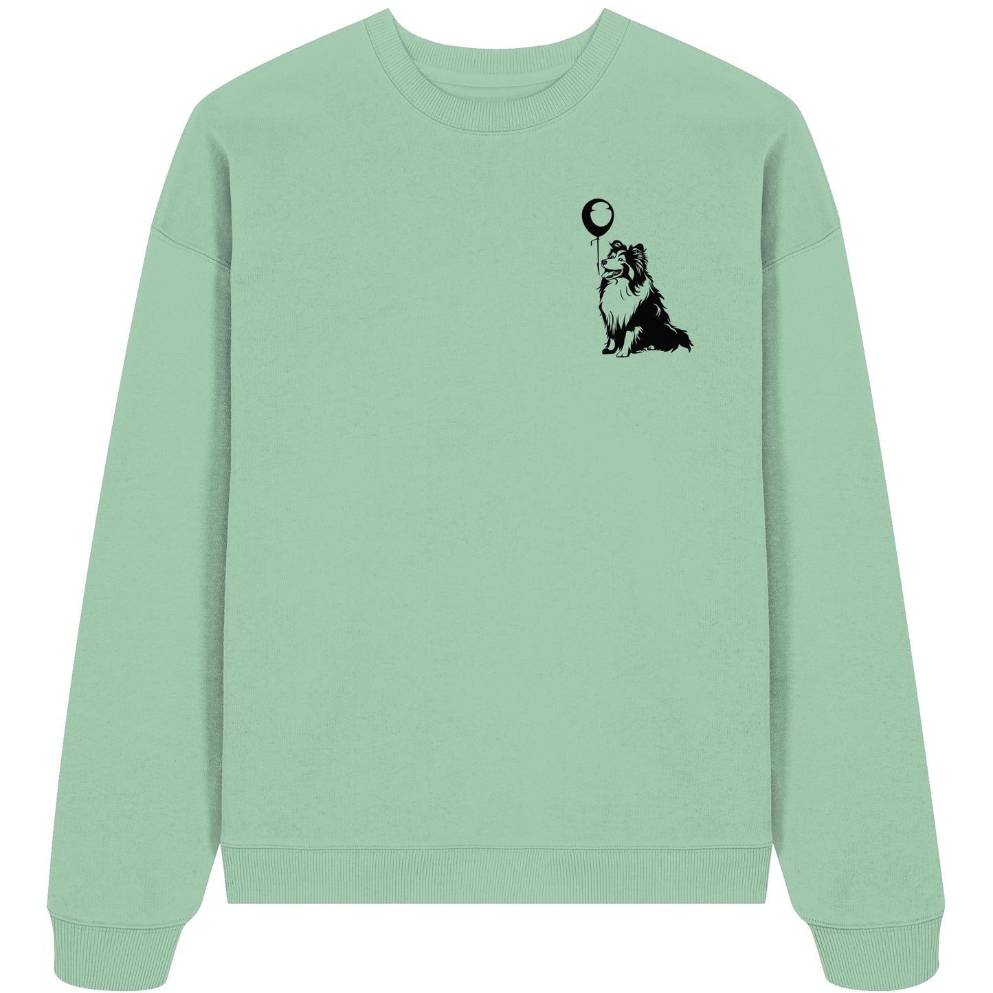 Ballon Shetland Sheepdog - Organic Oversize Sweatshirt