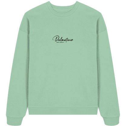 Was sonst? Dalmatiner - Organic Oversize Sweatshirt