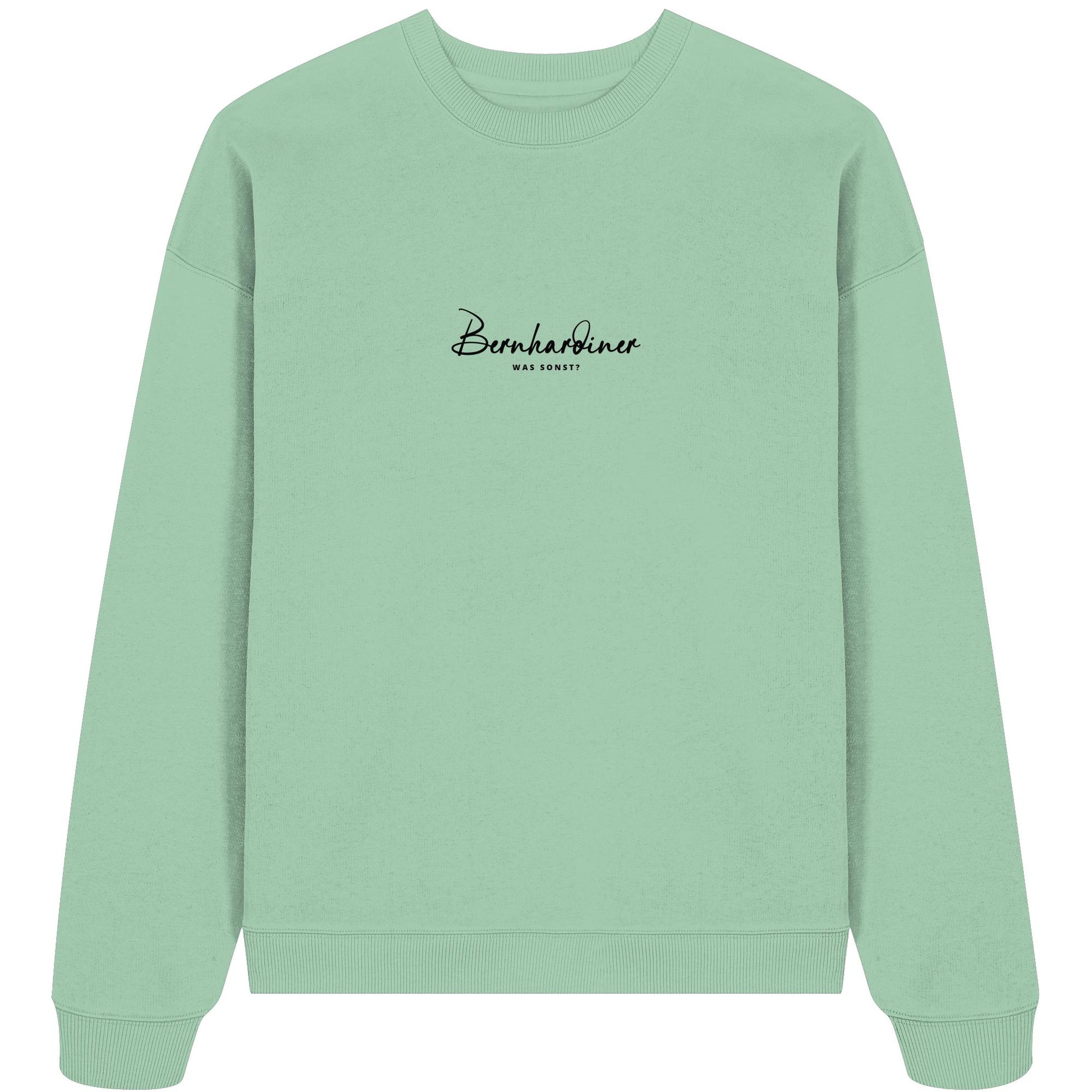 Was sonst? Bernhardiner - Organic Oversize Sweatshirt