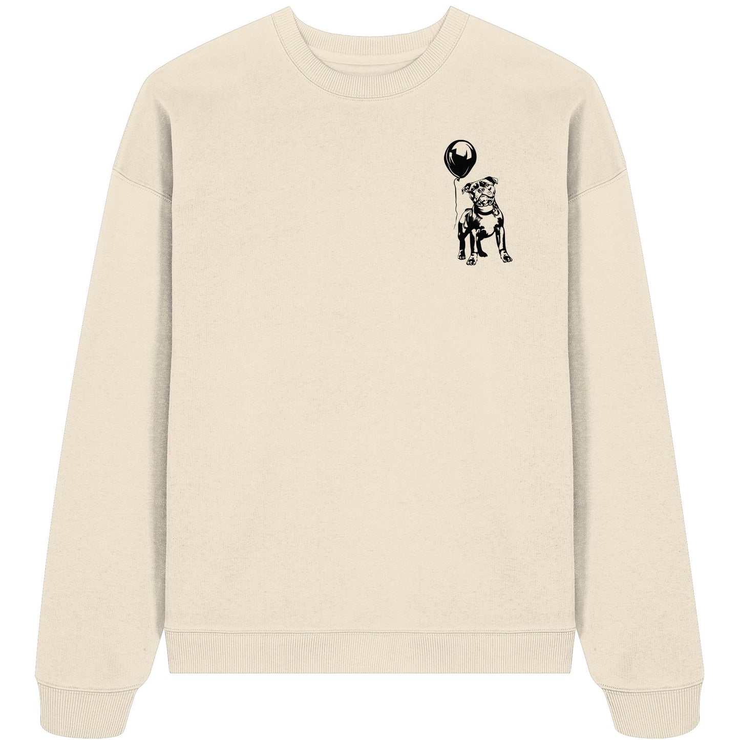 Ballon Staffordshire Bullterrier - Organic Oversize Sweatshirt