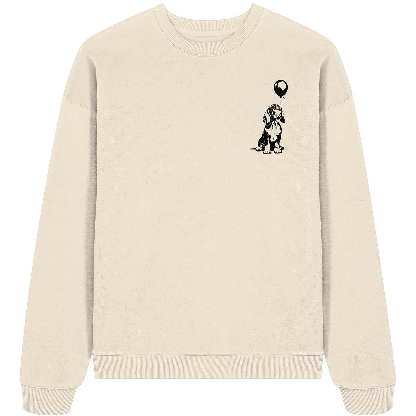 Ballon Basset Hound - Organic Oversize Sweatshirt
