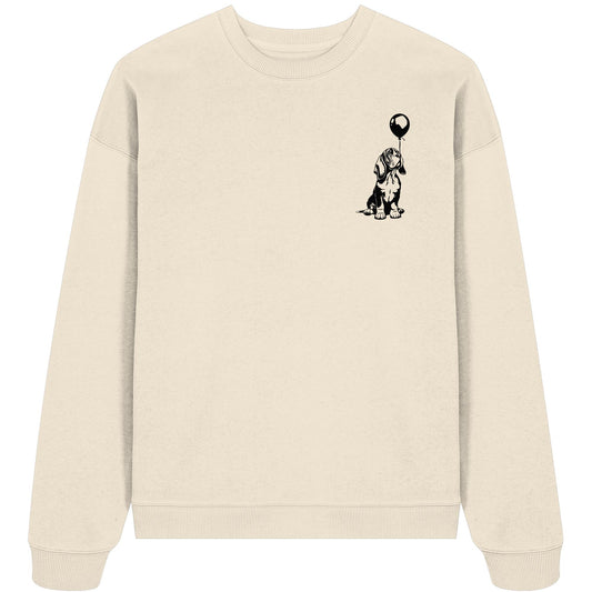 Ballon Basset Hound - Organic Oversize Sweatshirt