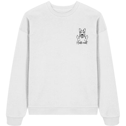 Heute nicht - Deutscher Schäferhund - Organic Oversize Sweatshirt