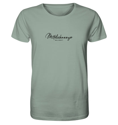 Was sonst? Mittelschnauzer - Organic Shirt