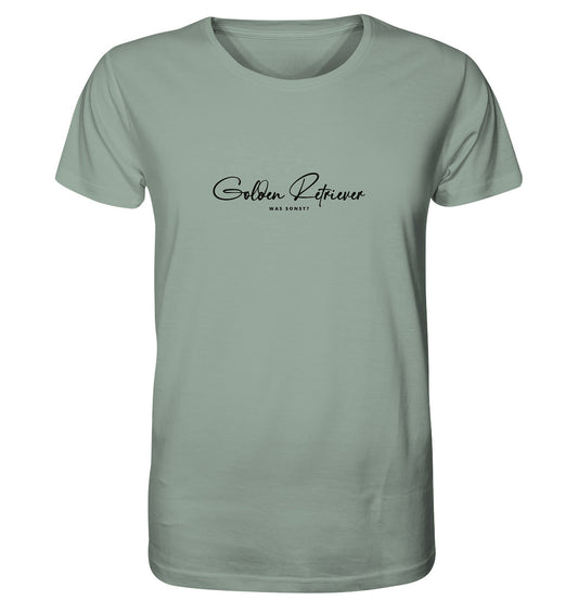 Was sonst? Golden Retriever - Organic Shirt