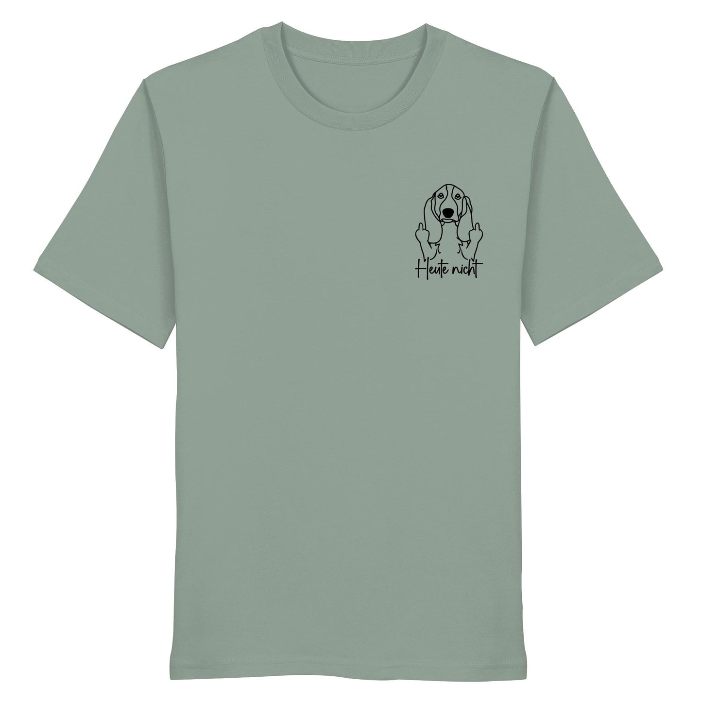 Heute nicht - Basset Hound - Organic Shirt