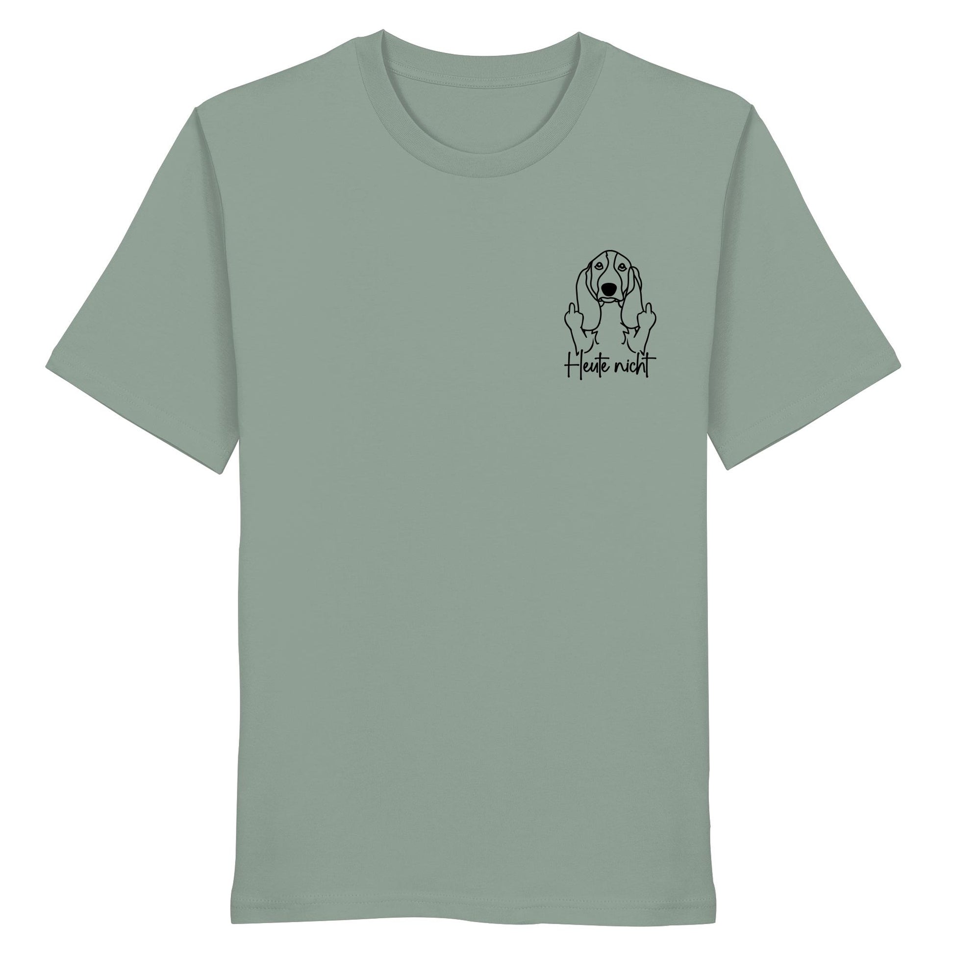 Heute nicht - Basset Hound - Organic Shirt