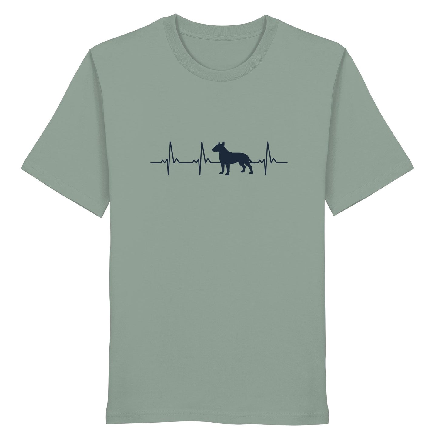 Herzschlag Bullterrier - Organic Shirt