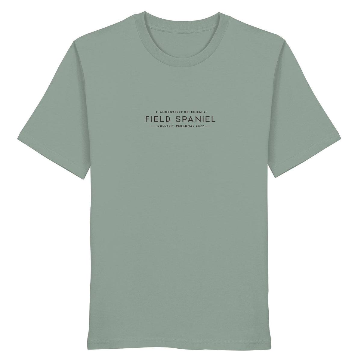 Vollzeit-Personal - Field Spaniel - Organic Shirt