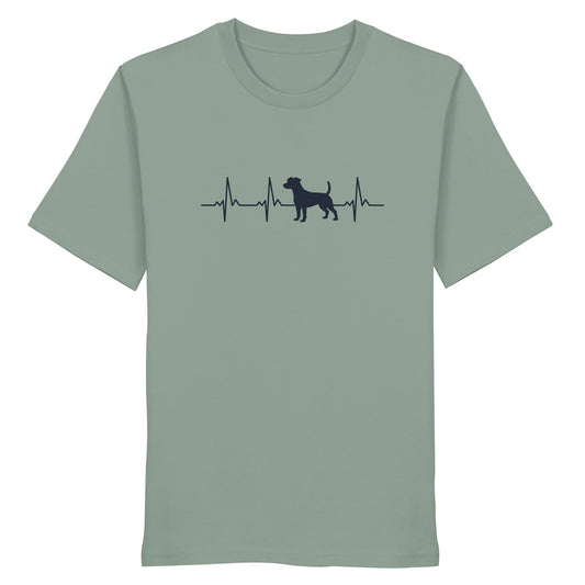 Herzschlag Jack Russell - Organic Shirt