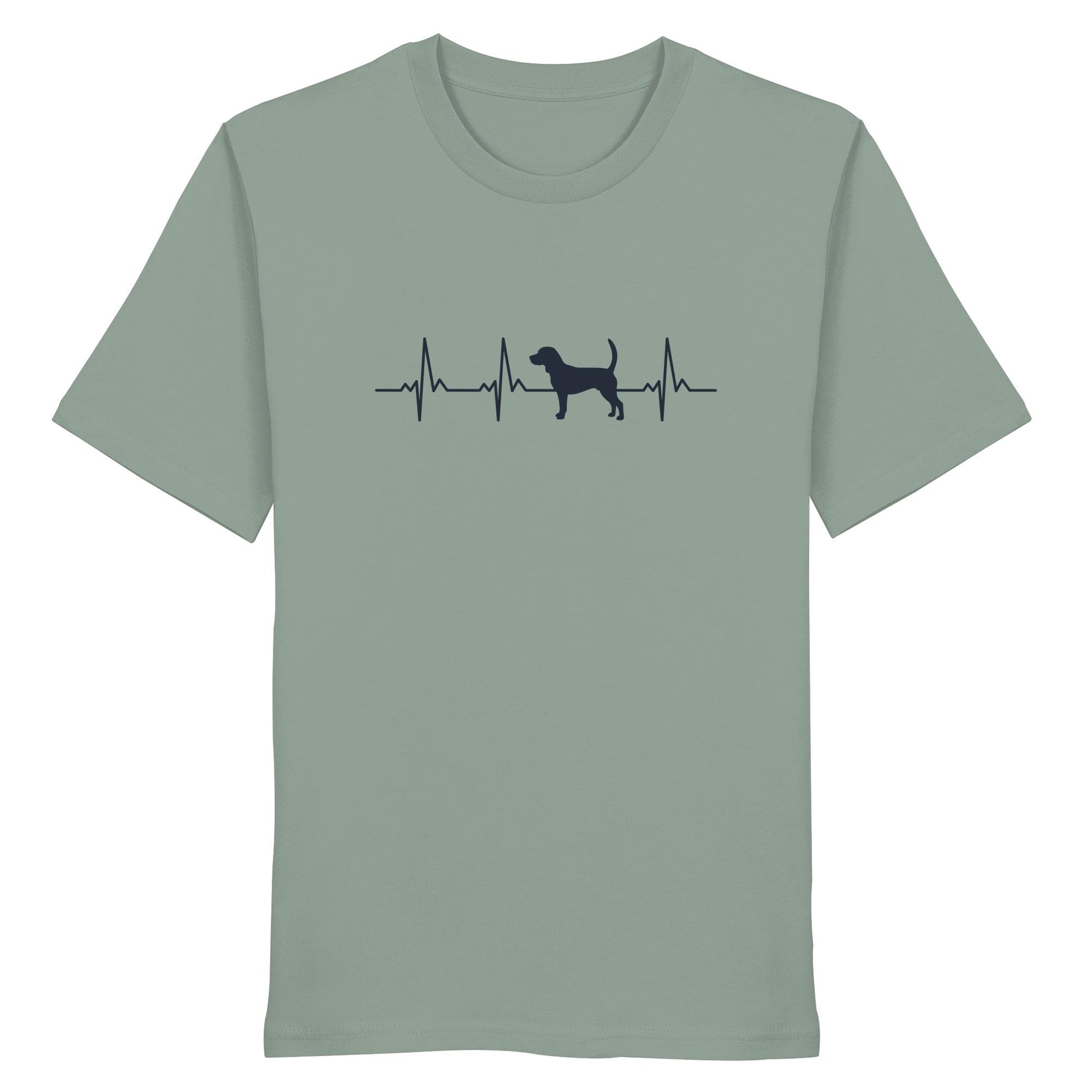Herzschlag Beagle - Organic Shirt