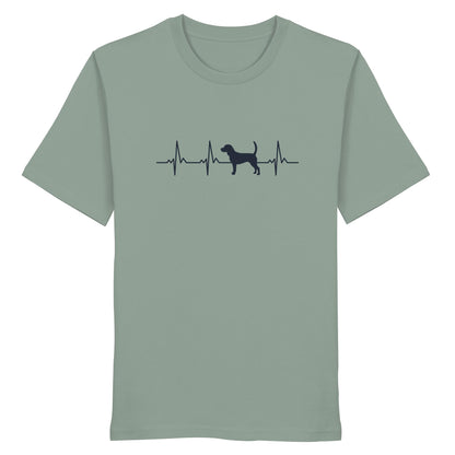 Herzschlag Beagle - Organic Shirt