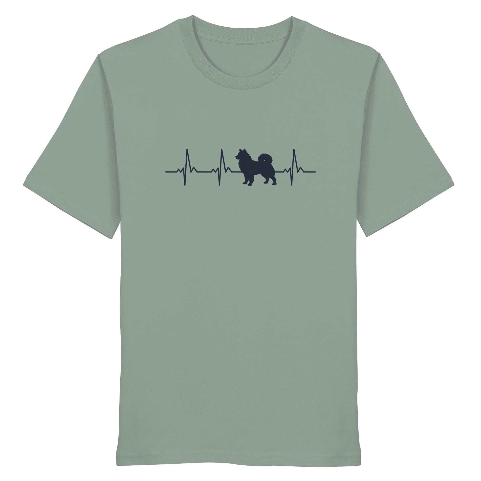 Herzschlag Islandhund - Organic Shirt