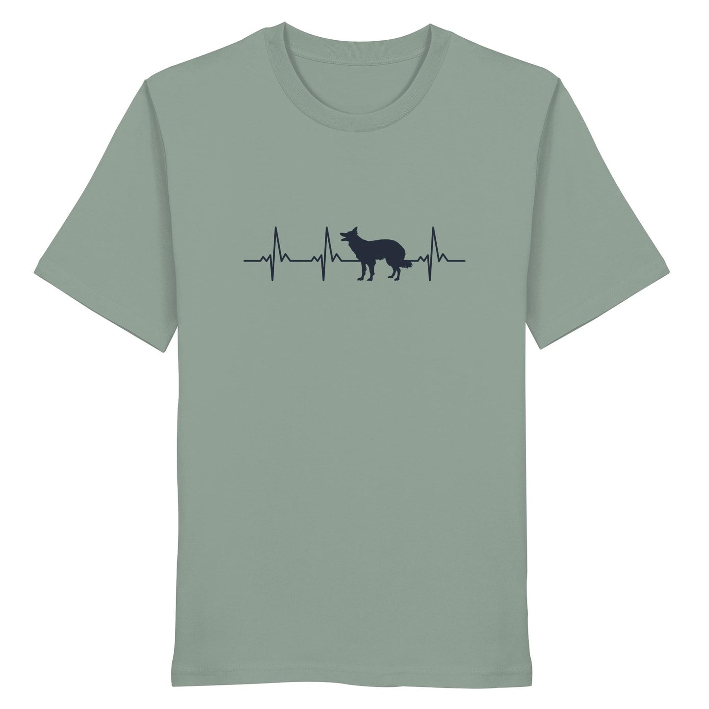 Herzschlag Border Collie - Organic Shirt