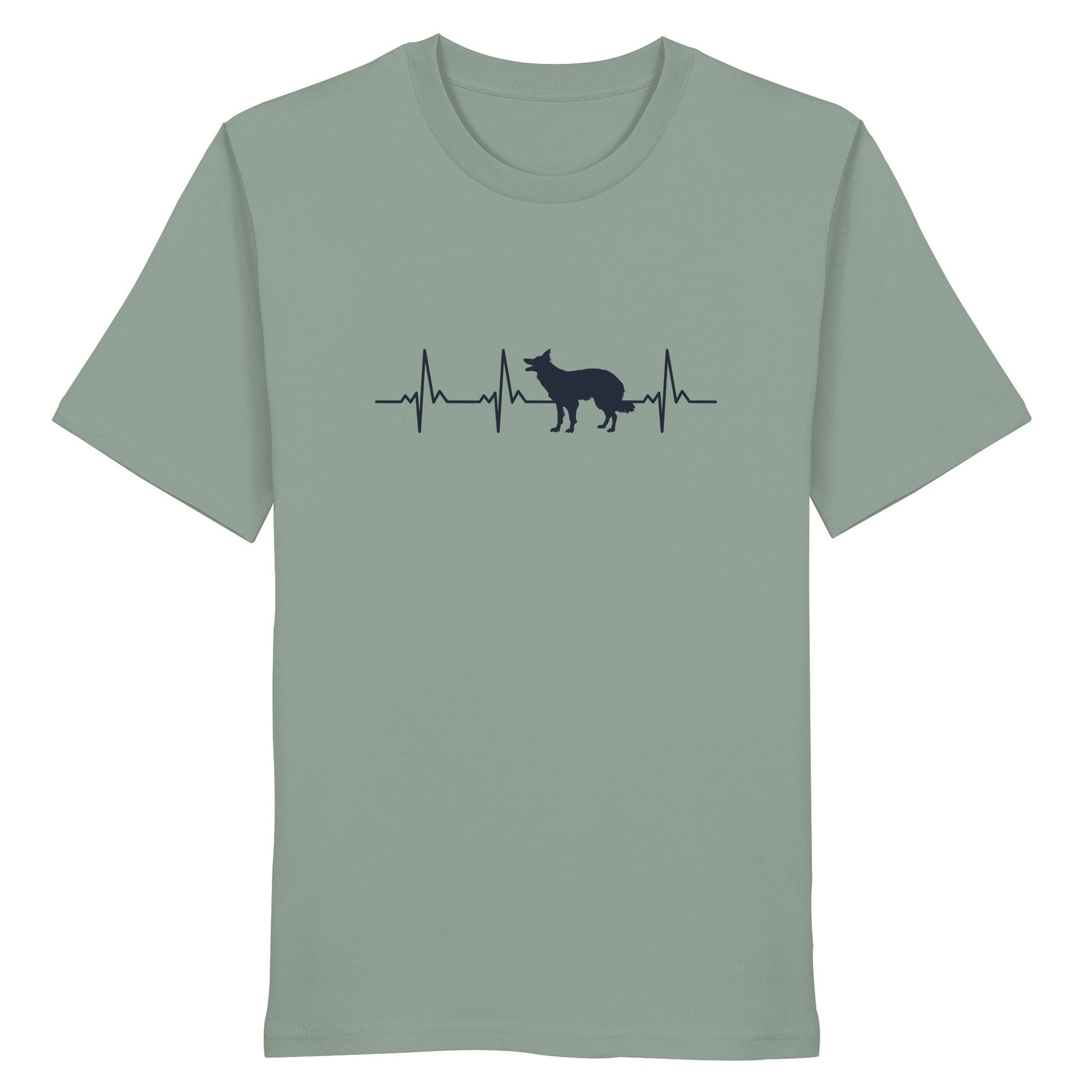 Herzschlag Border Collie - Organic Shirt