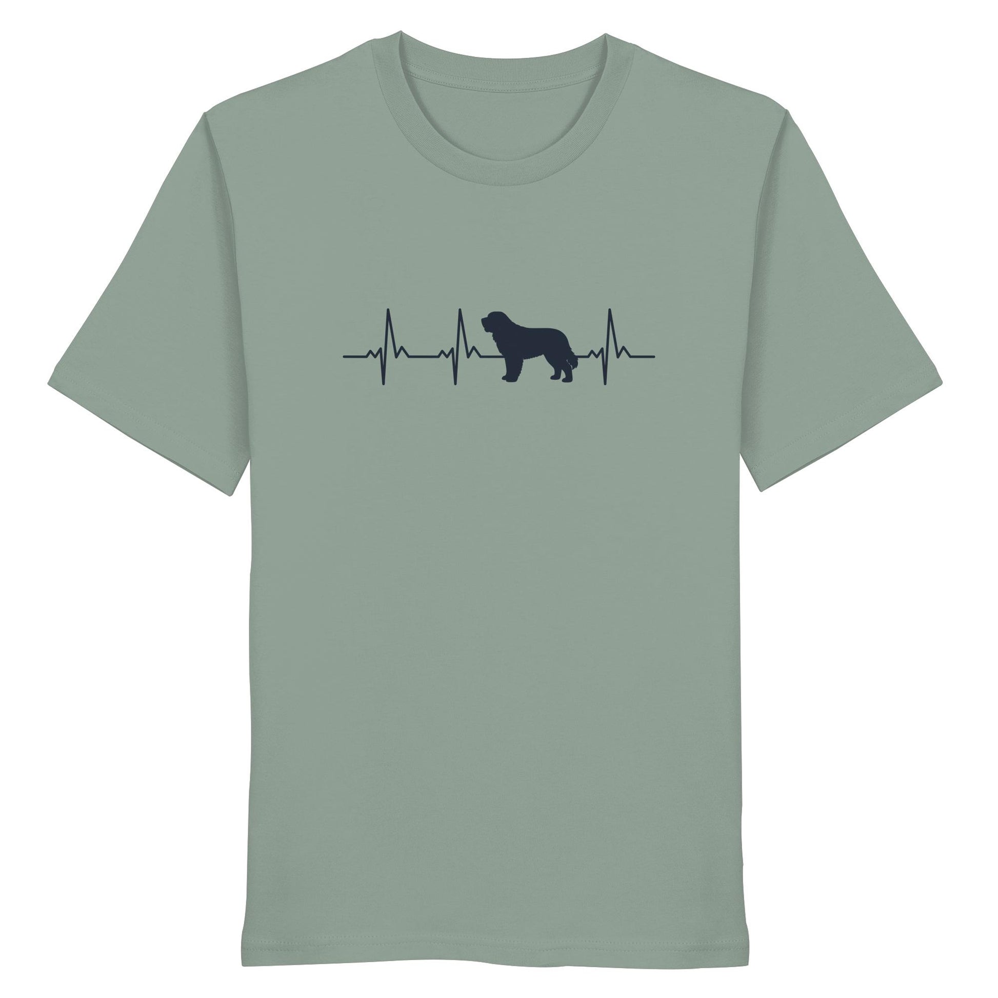 Herzschlag Bernhardiner - Organic Shirt