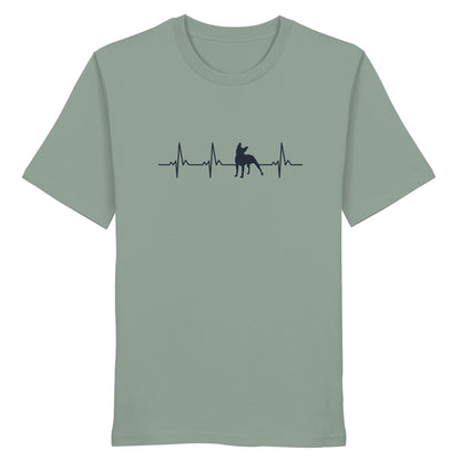 Herzschlag Boston Terrier - Organic Shirt