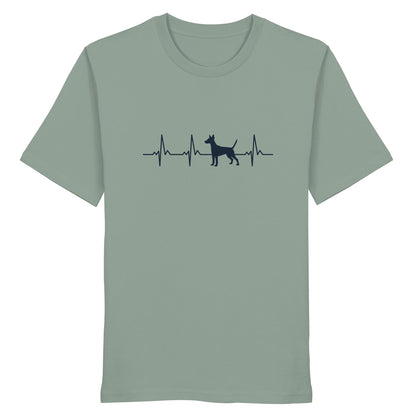 Herzschlag Zwergpinscher - Organic Shirt
